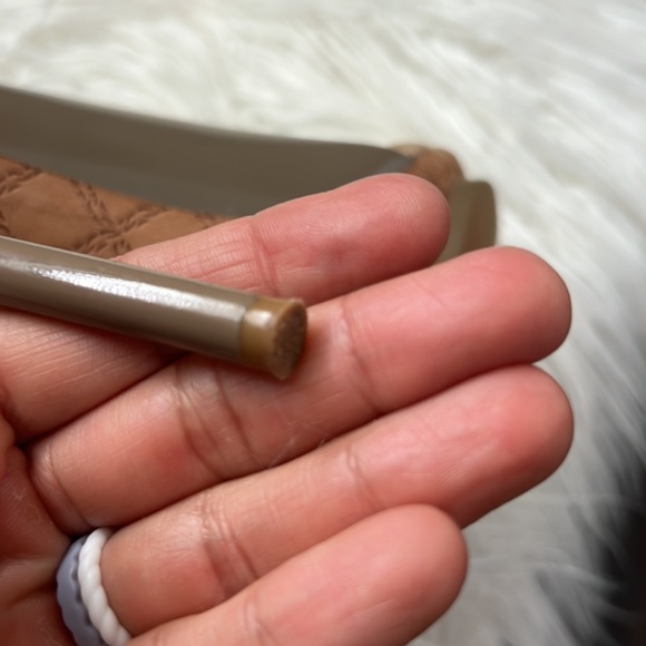 L.A.M.B. Shoes | L.A.M.B. Nude Pumps with Clear Neon Toe | Color: Cream/Tan - Picture 8 of 11